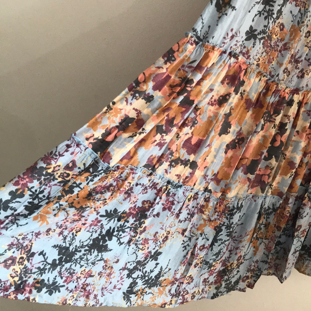 Anthropologie Fig and Flower Boho Maxi Dress XL - Picture 6 of 12